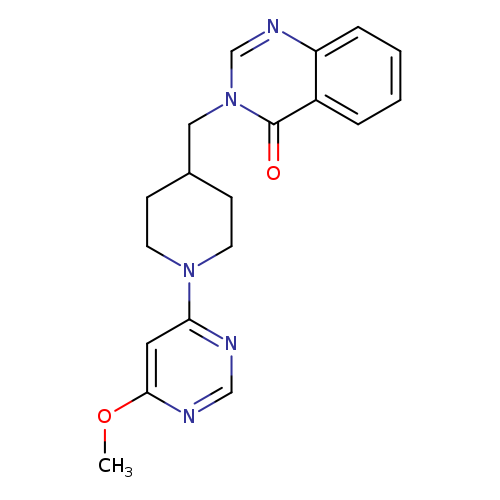 3-{[1-(6-methoxypyrimidin-4-yl)piperidin-4-yl]methyl}-3,4-dihydroquinazolin-4-one