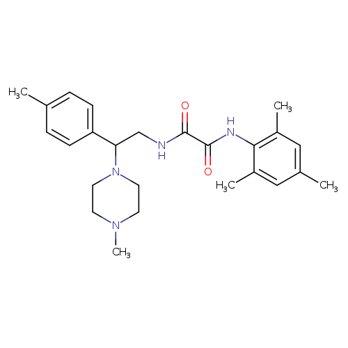 N'-[2-(4-methylphenyl)-2-(4-methylpiperazin-1-yl)ethyl]-N-(2,4,6-trimethylphenyl)ethanediamide