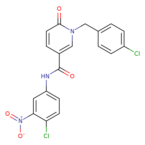 N-(4-chloro-3-nitrophenyl)-1-[(4-chlorophenyl)methyl]-6-oxo-1,6-dihydropyridine-3-carboxamide