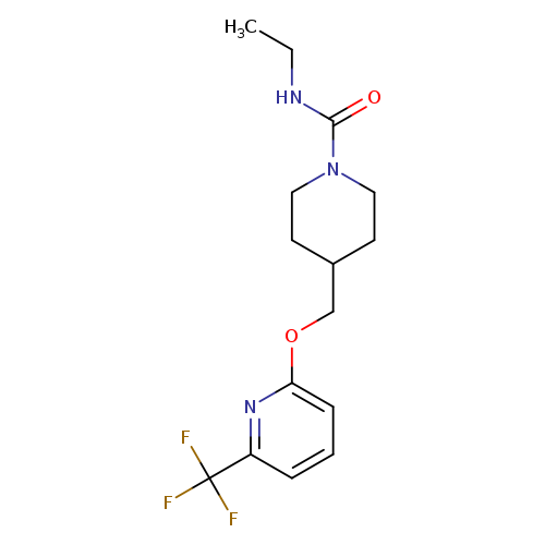 N-ethyl-4-({[6-(trifluoromethyl)pyridin-2-yl]oxy}methyl)piperidine-1-carboxamide