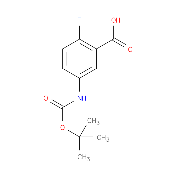 5-((tert-Butoxycarbonyl)amino)-2-fluorobenzoic acid
