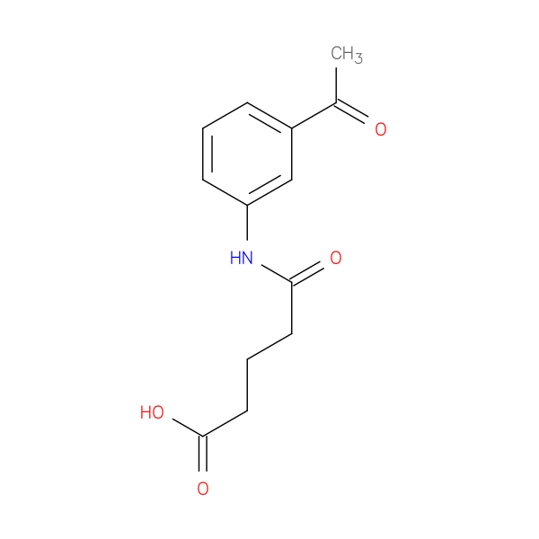 5-[(3-Acetylphenyl)amino]-5-oxopentanoic acid