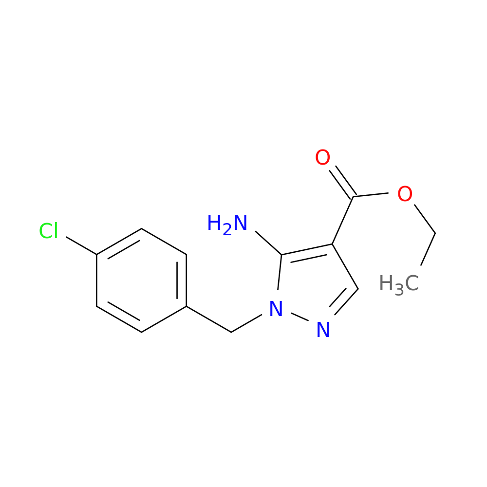Ethyl 5-amino-1-(4-chlorobenzyl)-1H-pyrazole-4-carboxylate