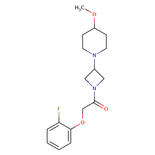 2-(2-fluorophenoxy)-1-[3-(4-methoxypiperidin-1-yl)azetidin-1-yl]ethan-1-one