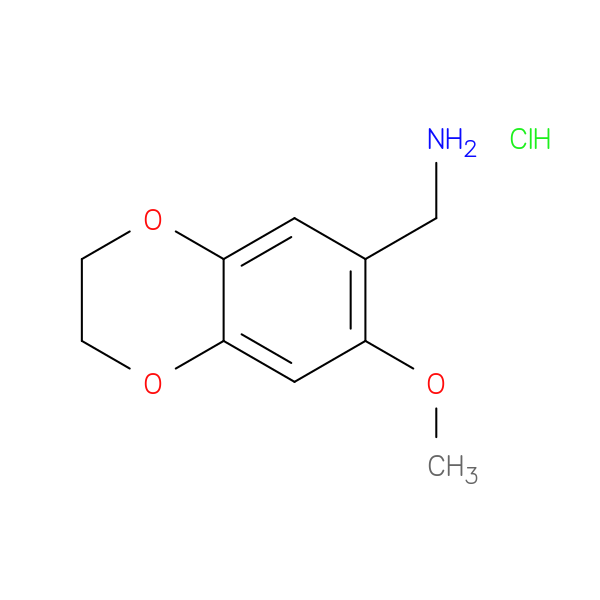 (7-Methoxy-2,3-dihydrobenzo[b][1,4]dioxin-6-yl)methanamine hydrochloride