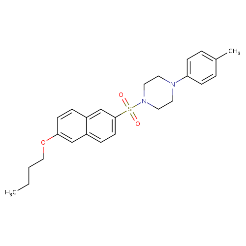 1-[(6-butoxynaphthalen-2-yl)sulfonyl]-4-(4-methylphenyl)piperazine
