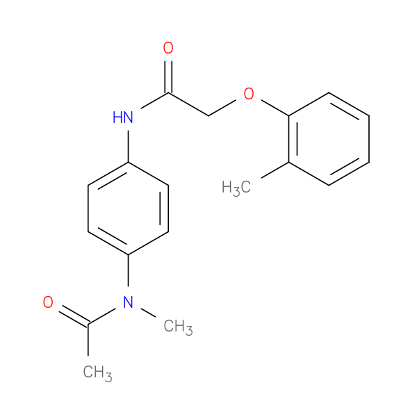 N-{4-[acetyl(methyl)amino]phenyl}-2-(2-methylphenoxy)acetamide