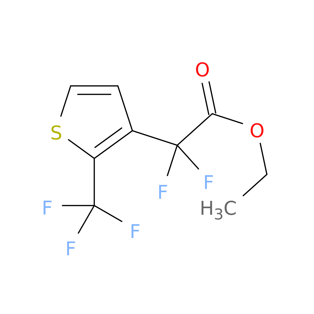 ethyl 2,2-difluoro-2-[2-(trifluoromethyl)thiophen-3-yl]acetate
