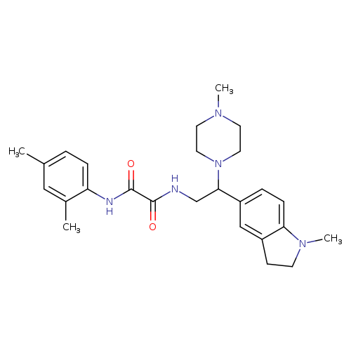 N'-(2,4-dimethylphenyl)-N-[2-(1-methyl-2,3-dihydro-1H-indol-5-yl)-2-(4-methylpiperazin-1-yl)ethyl]ethanediamide