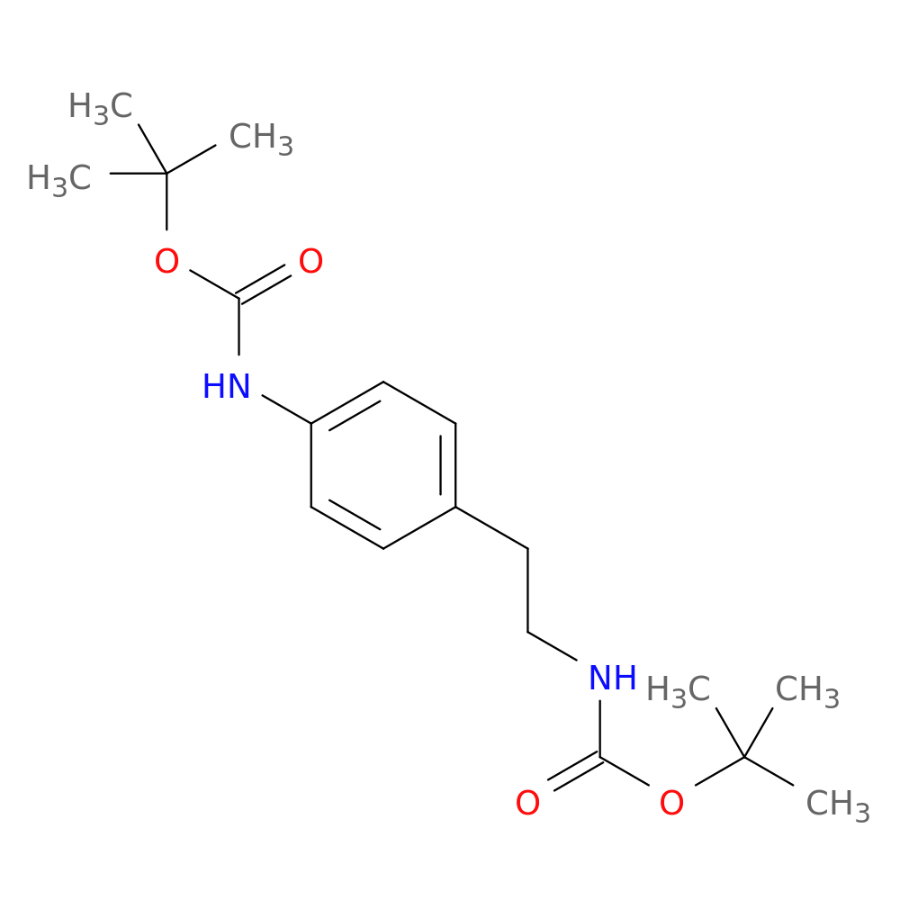 tert-Butyl N-(4-(2-(((tert-butoxy)carbonyl)amino)ethyl)phenyl)carbamate