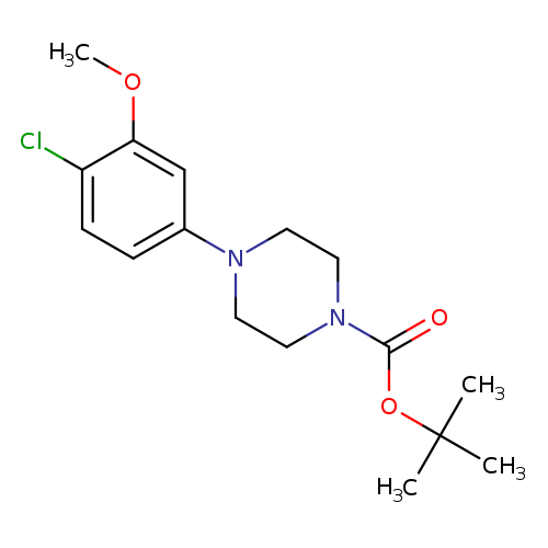 tert-butyl 4-(4-chloro-3-methoxyphenyl)piperazine-1-carboxylate