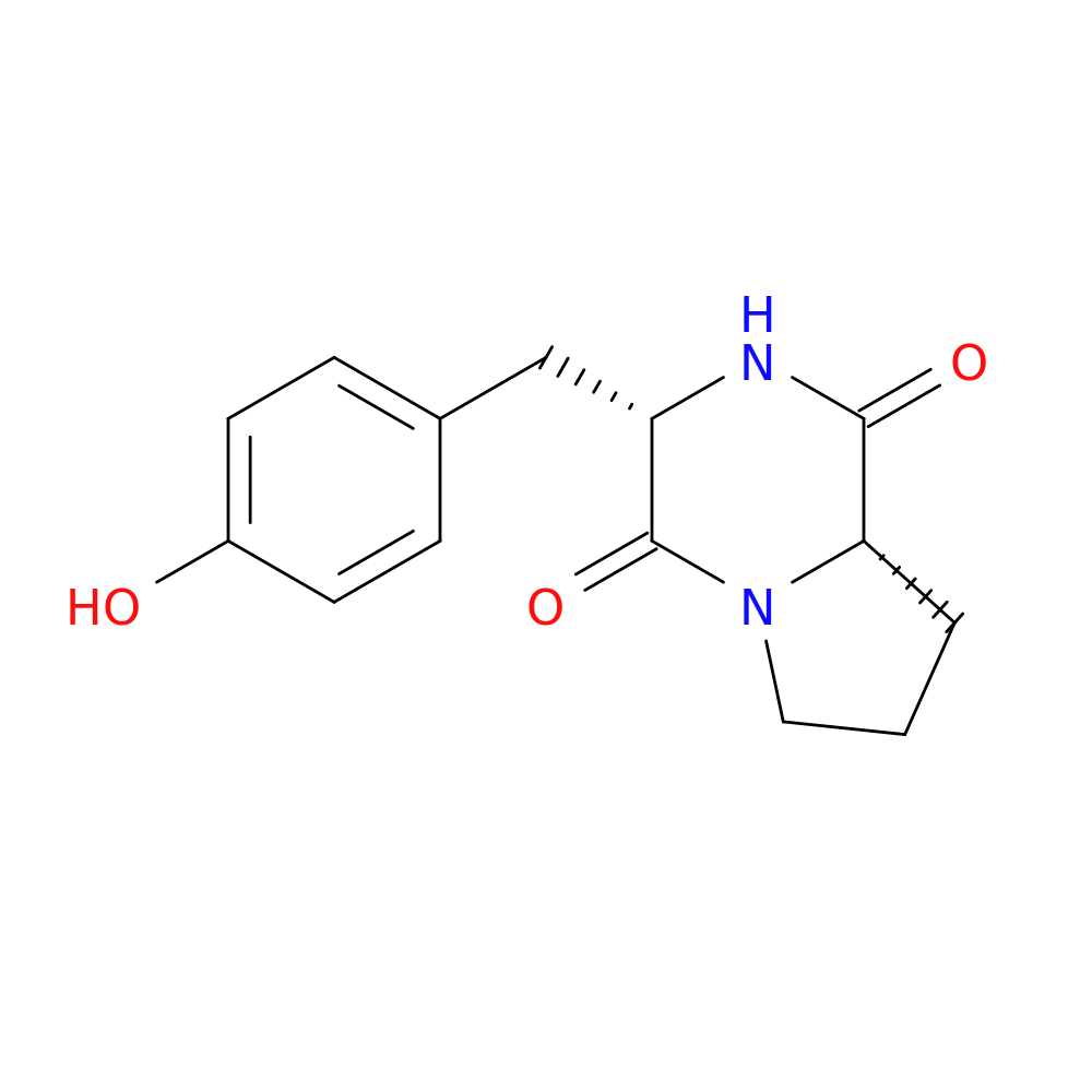 (3S,8aS)-Hexahydro-3-[(4-hydroxyphenyl)methyl]pyrrolo[1,2-a]pyrazine-1,4-dione