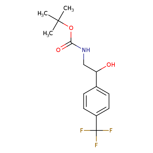 tert-Butyl (2-hydroxy-2-(4-(trifluoromethyl)phenyl)ethyl)carbamate