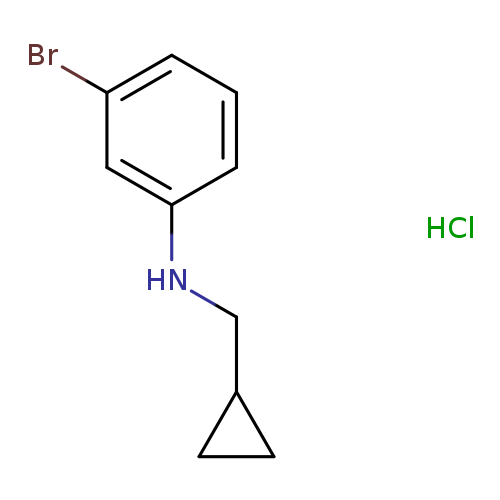 3-bromo-N-(cyclopropylmethyl)anilinehydrochloride