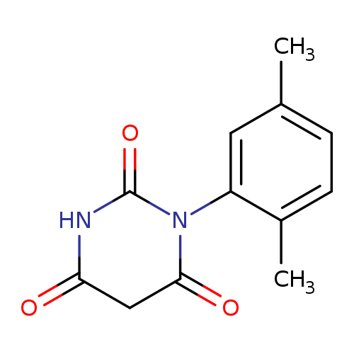 "1-(2,5-dimethylphenyl)pyrimidine-2,4,6(1H,3H,5H)-trione"