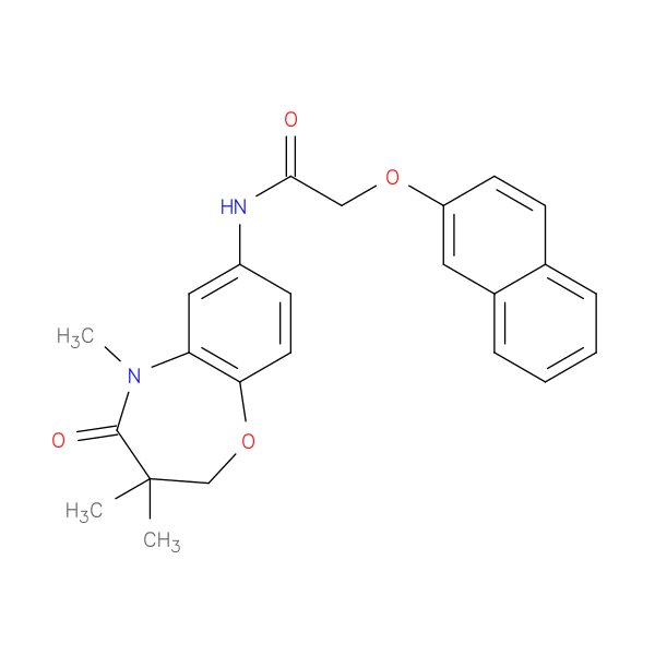 2-(naphthalen-2-yloxy)-N-(3,3,5-trimethyl-4-oxo-2,3,4,5-tetrahydro-1,5-benzoxazepin-7-yl)acetamide