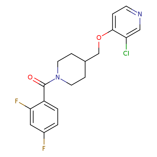 3-chloro-4-{[1-(2,4-difluorobenzoyl)piperidin-4-yl]methoxy}pyridine