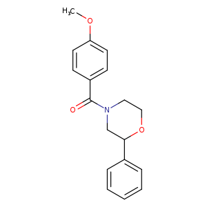 4-(4-methoxybenzoyl)-2-phenylmorpholine