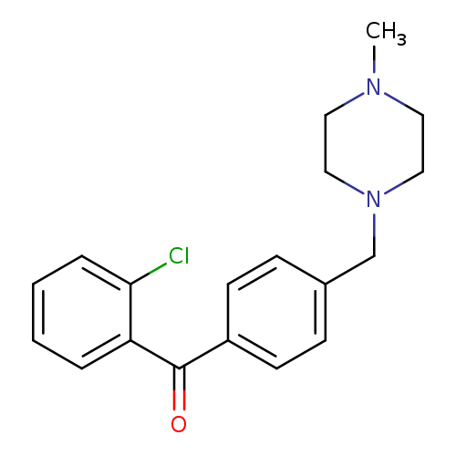 2-CHLORO-4'-(4-METHYLPIPERAZINOMETHYL) BENZOPHENONE