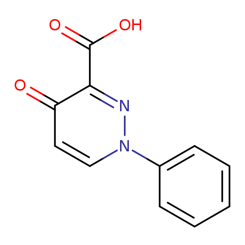 4-Oxo-1-phenyl-1,4-dihydro-3-pyridazinecarboxylic acid