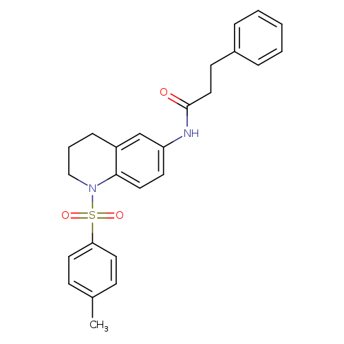 N-[1-(4-methylbenzenesulfonyl)-1,2,3,4-tetrahydroquinolin-6-yl]-3-phenylpropanamide