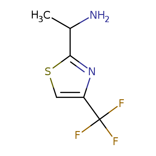 1-[4-(Trifluoromethyl)-1,3-thiazol-2-yl]ethan-1-amine