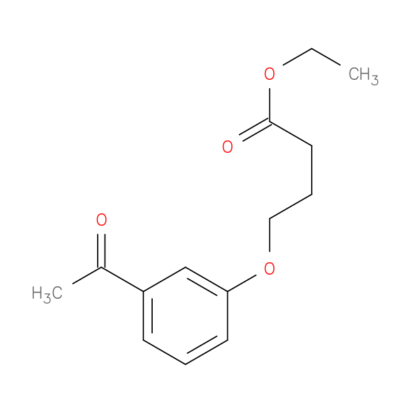 Butanoic acid, 4-(3-acetylphenoxy)-, ethyl ester