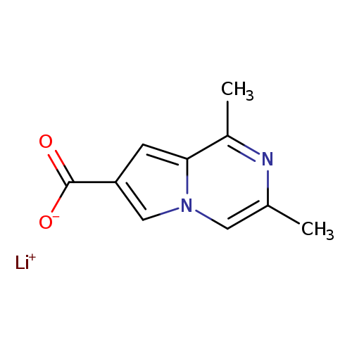 lithium(1+)1,3-dimethylpyrrolo[1,2-a]pyrazine-7-carboxylate