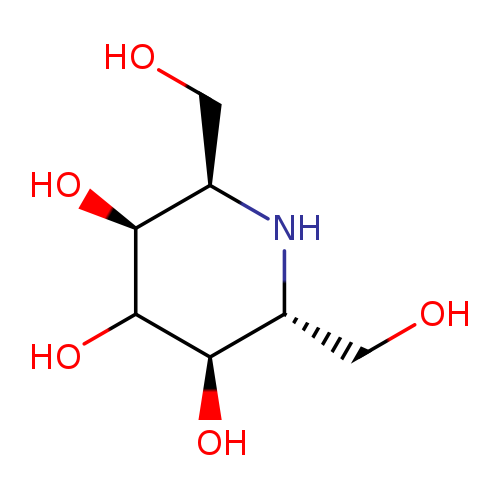 3,4,5-Piperidinetriol, 2,6-bis(hydroxymethyl)-, (2R,3R,5S,6R)-