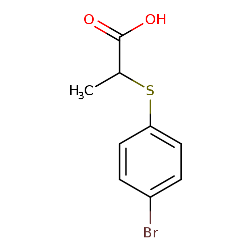 2-[(4-bromophenyl)sulfanyl]propanoic acid