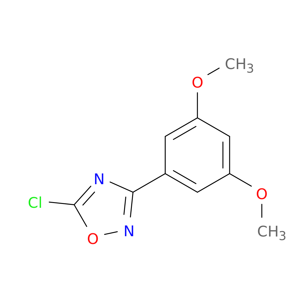 5-chloro-3-(3,5-dimethoxyphenyl)-1,2,4-oxadiazole