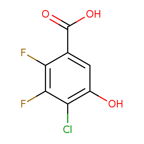 4-chloro-2,3-difluoro-5-hydroxybenzoicacid