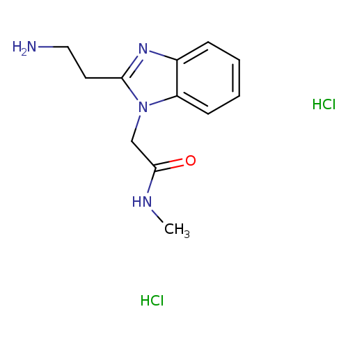 2-[2-(2-aminoethyl)-1H-1,3-benzodiazol-1-yl]-N-methylacetamide dihydrochloride