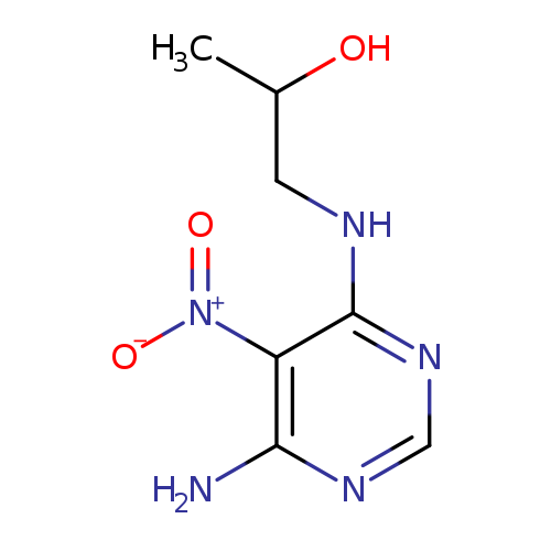 1-(6-Amino-5-nitro-pyrimidin-4-ylamino)-propan-2-ol