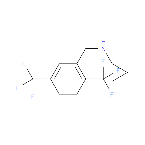 N-[2,5-Bis(trifluoromethyl)benzyl]cyclopropanamine