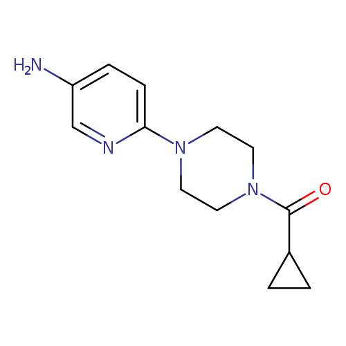 6-(4-cyclopropanecarbonylpiperazin-1-yl)pyridin-3-amine