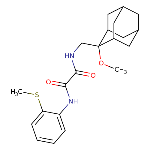 N-[(2-methoxyadamantan-2-yl)methyl]-N'-[2-(methylsulfanyl)phenyl]ethanediamide