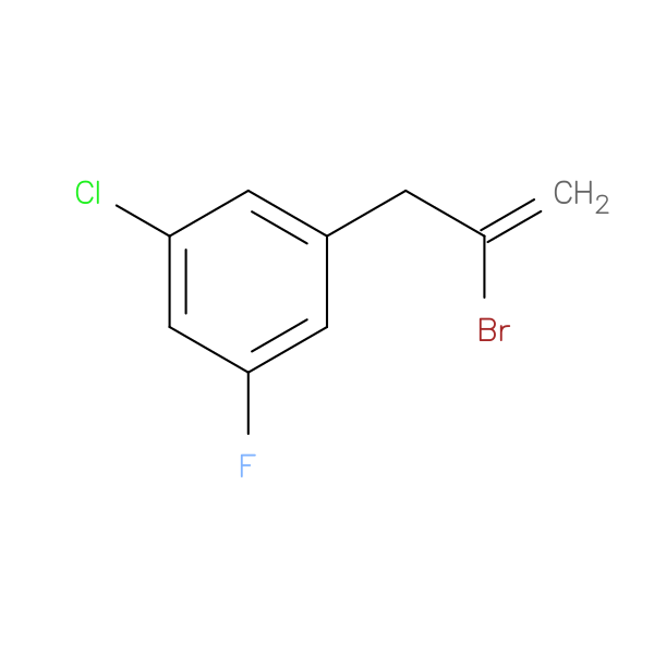 2-BROMO-3-(3-CHLORO-5-FLUOROPHENYL)-1-PROPENE