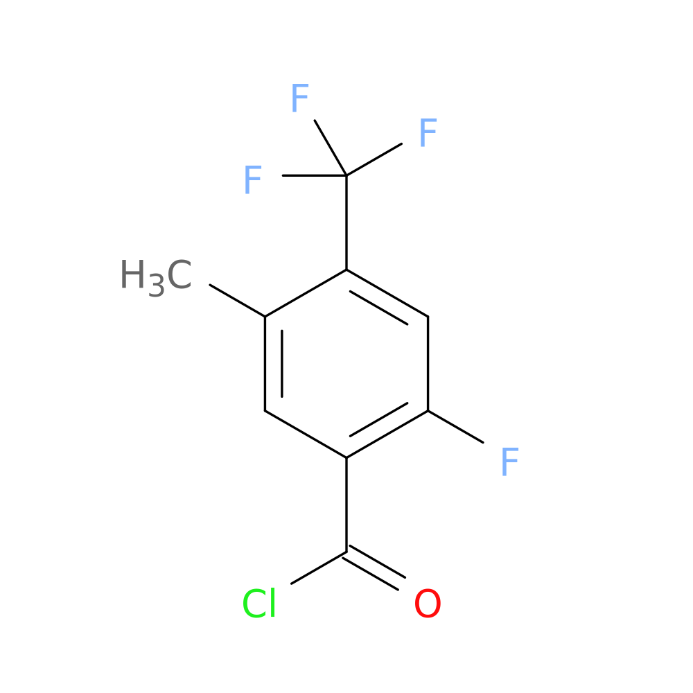2-Fluoro-5-methyl-4-(trifluoromethyl)benzoyl chloride