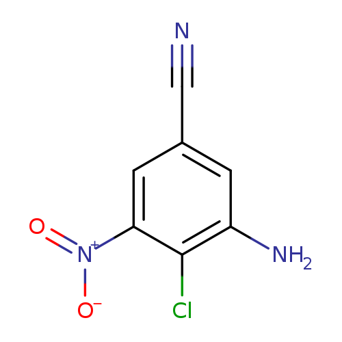 3-amino-4-chloro-5-nitrobenzonitrile