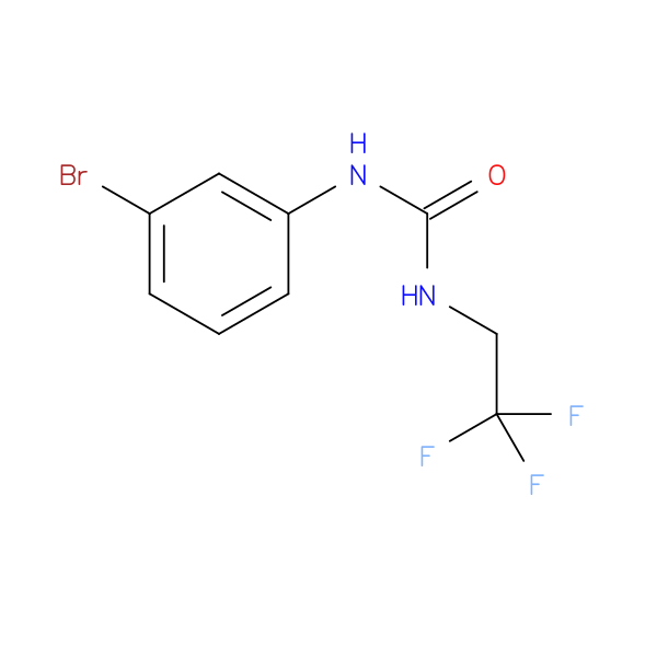 1-(3-Bromophenyl)-3-(2,2,2-trifluoroethyl)urea
