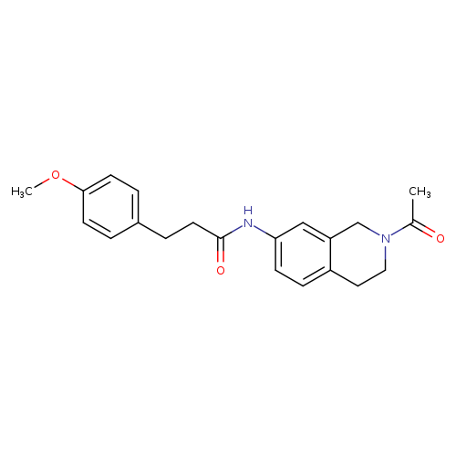N-(2-acetyl-1,2,3,4-tetrahydroisoquinolin-7-yl)-3-(4-methoxyphenyl)propanamide