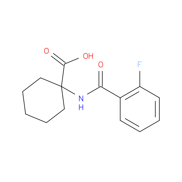 1-(2-FLUORO-BENZOYLAMINO)-CYCLOHEXANECARBOXYLIC ACID