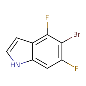 1H-Indole, 5-bromo-4,6-difluoro-