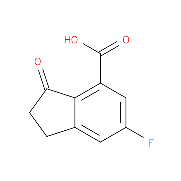 6-fluoro-3-oxo-2,3-dihydro-1H-indene-4-carboxylic acid