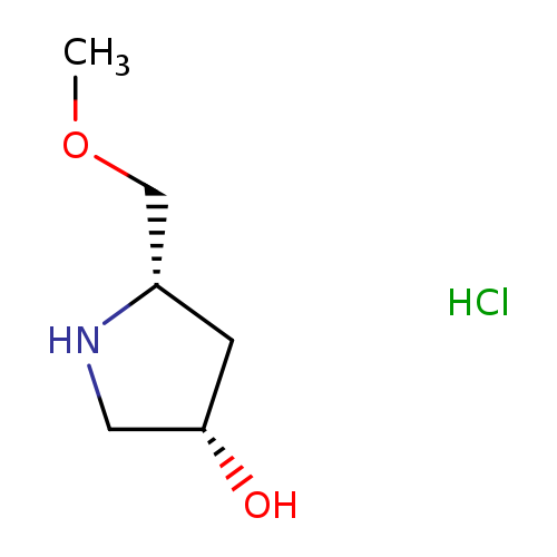 rac-(3R,5R)-5-(methoxymethyl)pyrrolidin-3-ol hydrochloride, cis