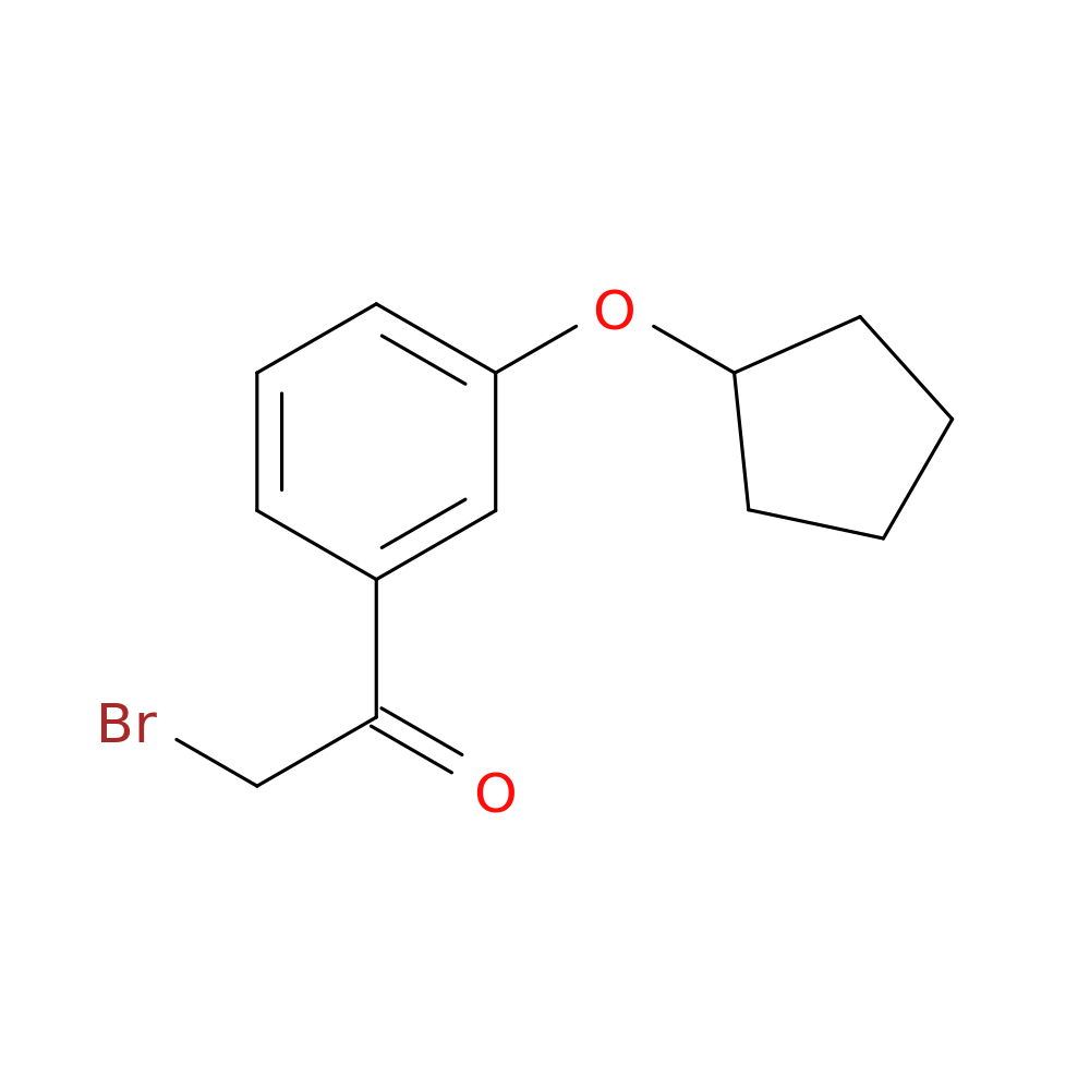 2-bromo-1-[3-(cyclopentyloxy)phenyl]ethan-1-one
