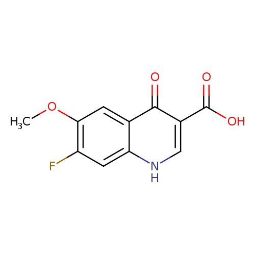 7-Fluoro-1,4-dihydro-6-methoxy-4-oxoquinoline-3-carboxylic acid