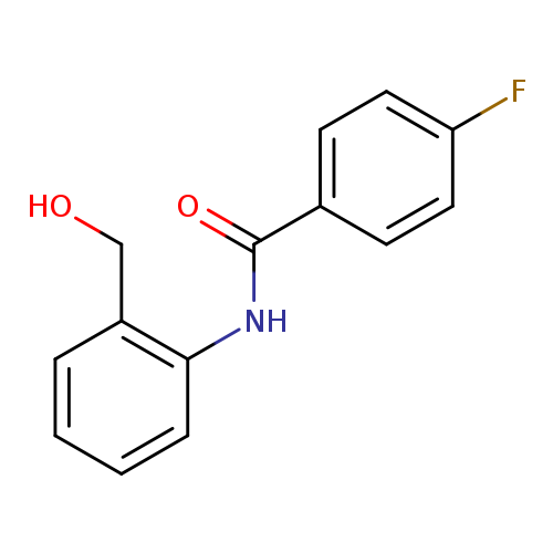 4-fluoro-N-[2-(hydroxymethyl)phenyl]benzamide