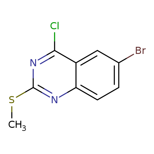 QUINAZOLINE, 6-BROMO-4-CHLORO-2-(METHYLTHIO)-